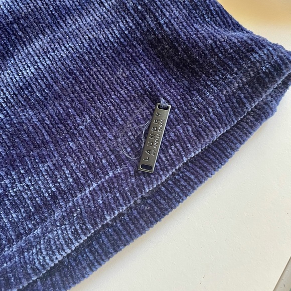 Vintage Mock Neck Corduroy Sweater - S - Picture 2 of 5